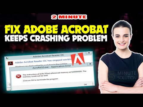 How to Fix Adobe Acrobat Keeps Crashing Problem 2024