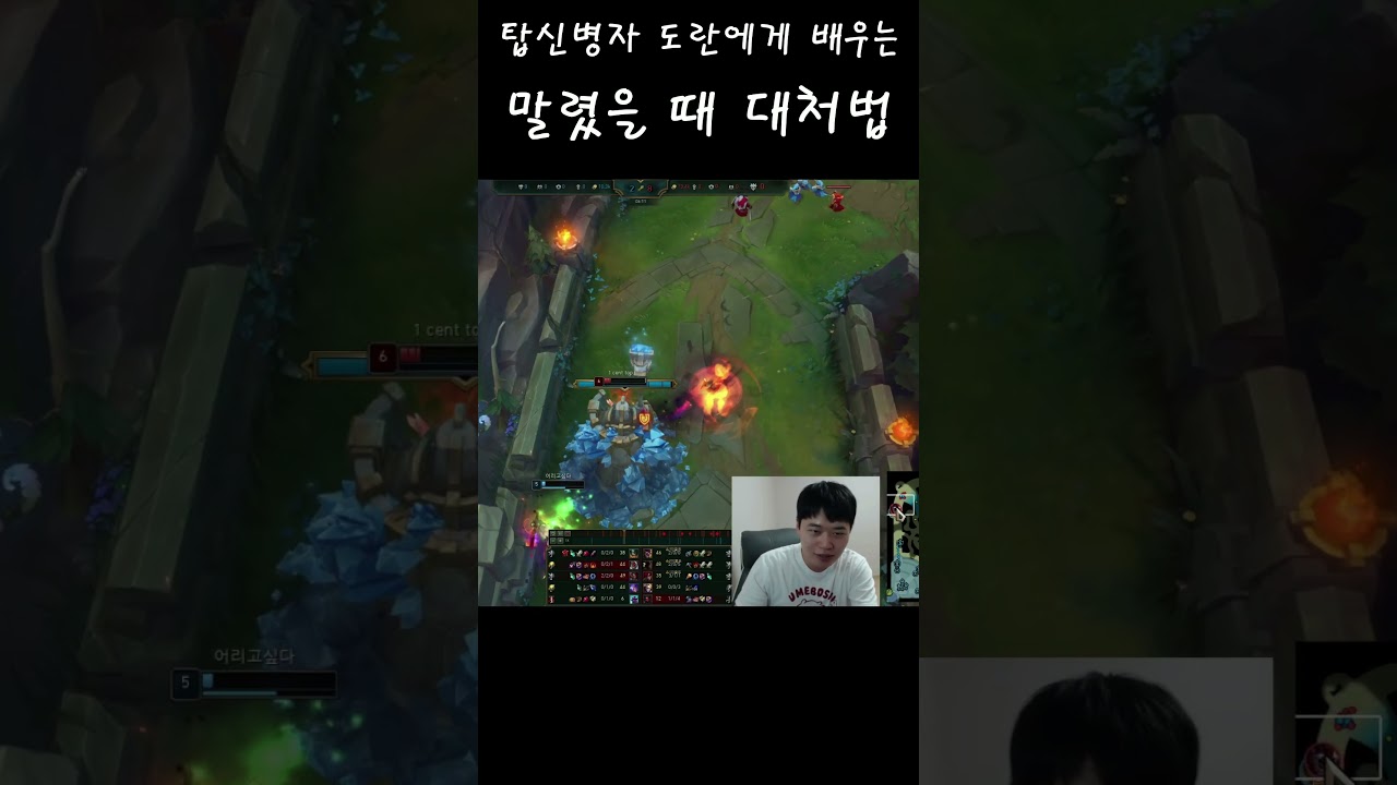 롤드컵 앞 둔 도란 말렸을 때 대처법