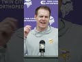 Kevin O&#39;Connell on working with QB Jaren Hall. #vikings #minnesotavikings