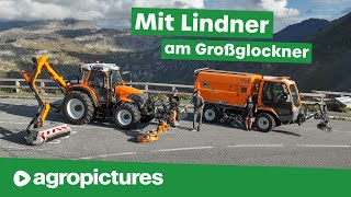 Mäharbeiten Auf Der Großglockner Hochalpenstraße Lindner Lintrac 130 Mit Noremat Mulcher
