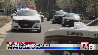 $479K spent on Durham Police overtime