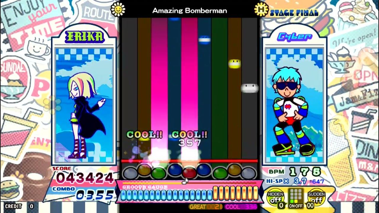 ポップンミュージック] Amazing Bomberman HYPER [pop'n music] - YouTube