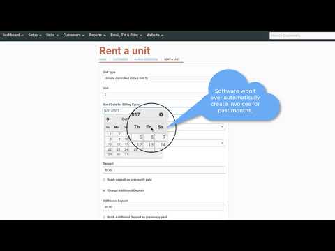 Data Entry: Step 4 - Assigning Units to Tenants