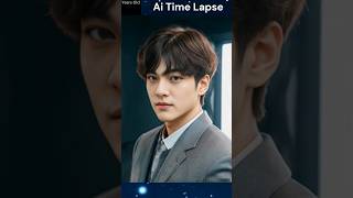 AI time-lapse inspired by the Appearance of a BTS Lookalike #shorts #bts