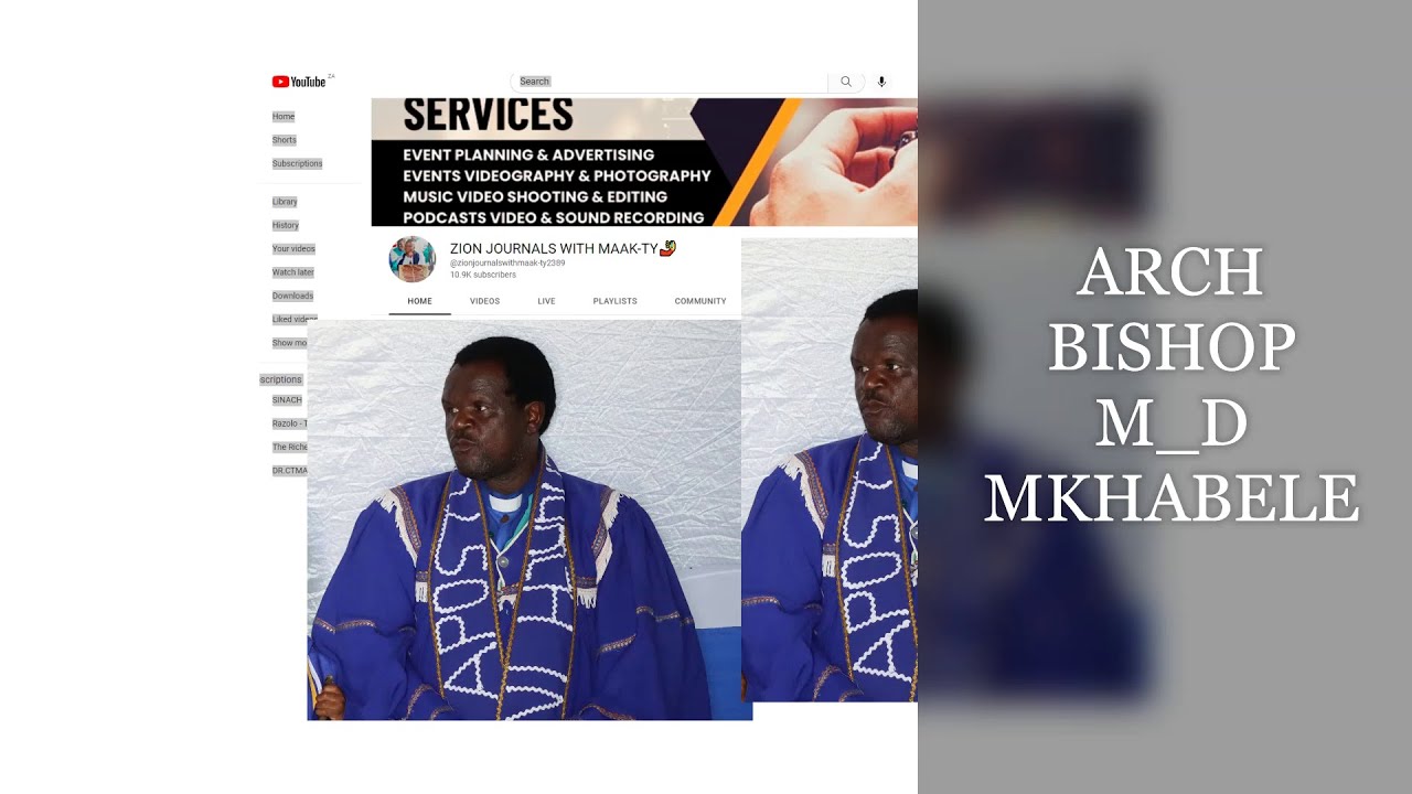ARCH MD MKHABELE. WHO IS ZION. TRADITIONAL DOCTORS AND PROPHETS