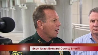 Broward Sheriff Scott Israel addresses the media after shooting