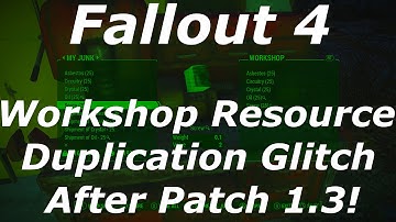 Fallout 4 Unlimited Resources Workshop Duplication Glitch After Patch 1.3! (Fallout 4 Glitches)