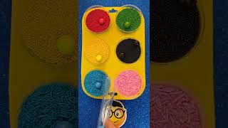 Children,try to place the colors in their small spaces🔴🟡🔵🟢Learning colors🤓.#asmr #baby #colors