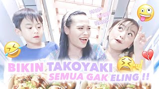 QUALITY TIME TOGETHER MAKING THE BEST TAKOYAKI