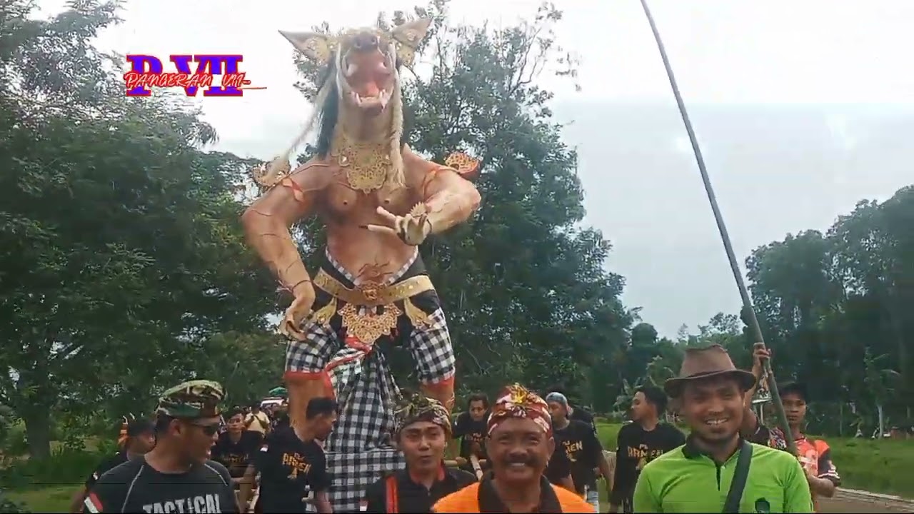 Pawai ogoh ogoh menyambut tahun baru saka 1946 live pondok waluh wringin agung jombang jember....