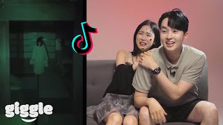 Koreans React to 'Try not to scream Challenge' I Scary TikTok Compliation