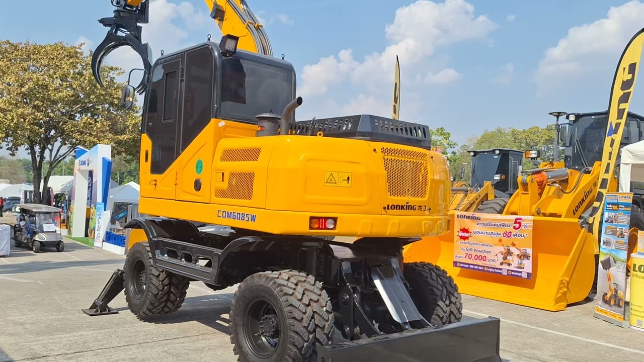 รีวิวรถตักล้อยางน้องใหม่ Lonking รถคีบไม้รถขุดดินก็ได้