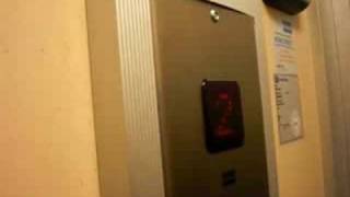 old Modernized elevator.