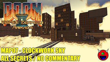 Doom 2: DBP59: Zeppelin Armada - MAP07 Clockwork Sky - All Secrets No Commentary