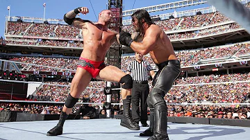 Randy Orton hits Seth Rollins with a jaw-dropping RKO out of nowhere: WrestleMania 31