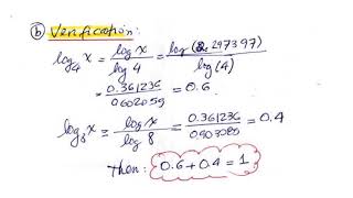 Equation with logarithms. Logarithmic function, change o fbase and graph.#logarithm #equation