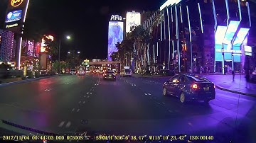 DOD Dashcam_ RC500S Night Street Video Front Cam