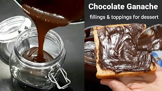 Easy Chocolate Ganache Recipe With Cocoa Powder- Cake Icing Kaise Banta Hai - Chocolate cream Recipe