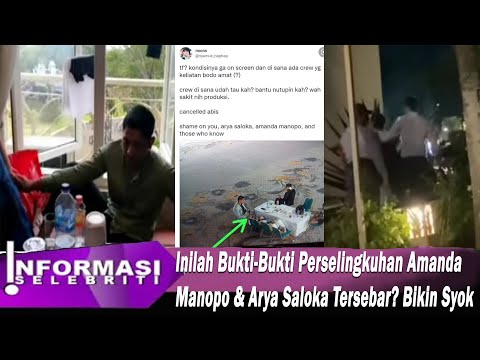 Inilah Bukti Bukti Perselingkuhan Amanda Manopo dan Arya Saloka Tersebar Bikin Syok Warganet