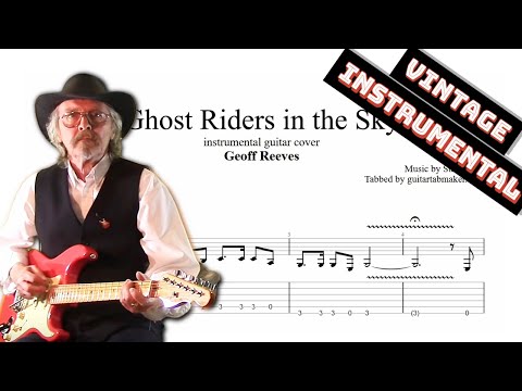 Ghost Riders In The Sky by Johnny Cash solo bass guitar tab