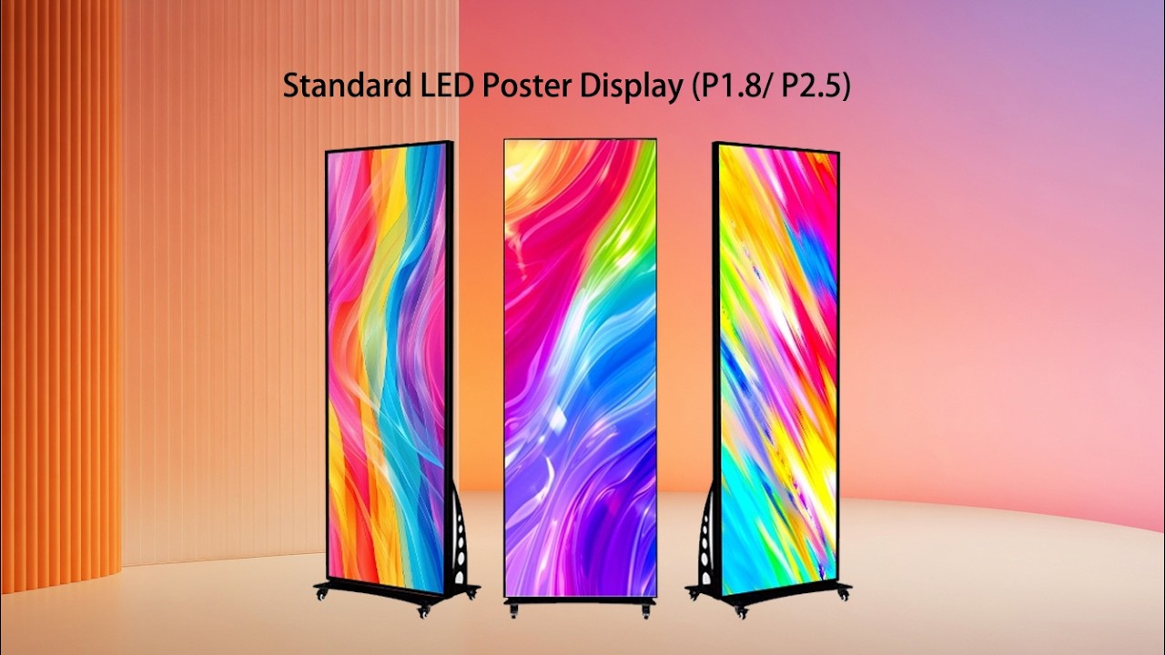 Standard Slim Digital LED Poster | 640x1920mm Standalone iPoster