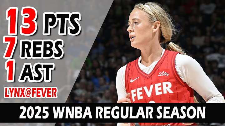 Sophie Cunningham Highlights Indiana Fever vs Minnesota Lynx