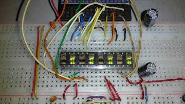QDSP-2543 eight characters, 5x7 dot matrix smart alphanumeric LED display