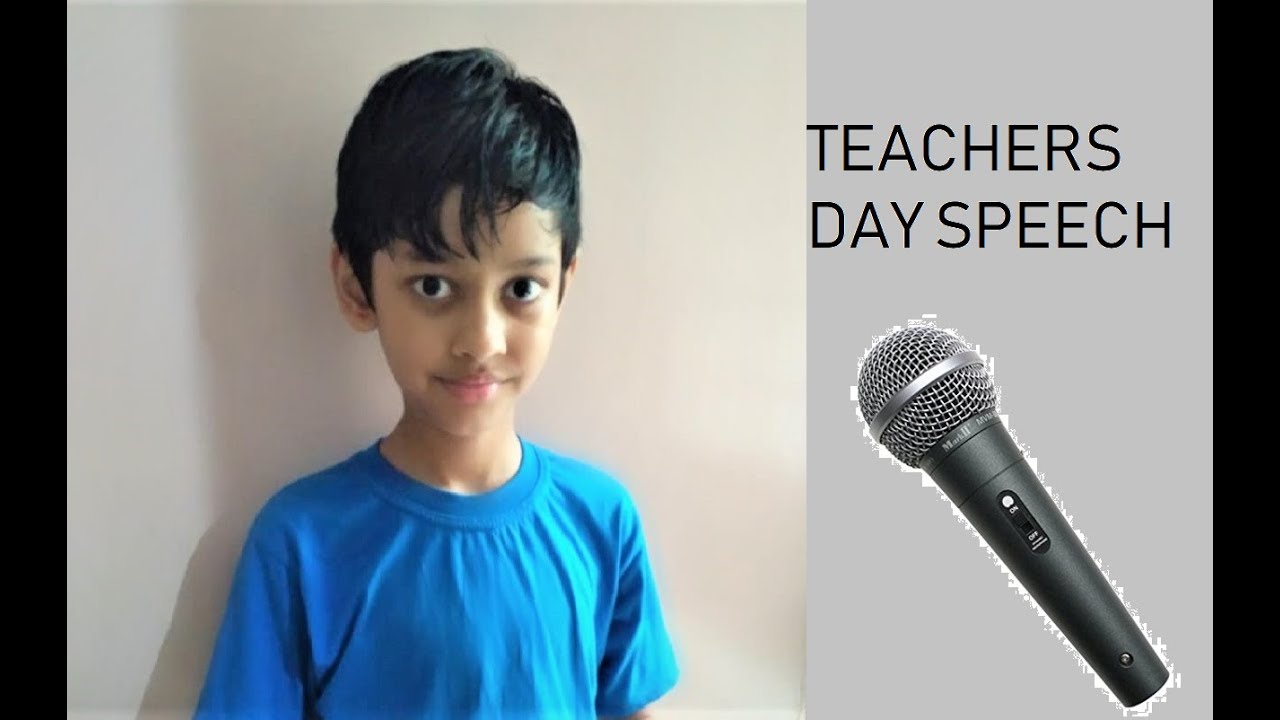 2 minute speech on teachers