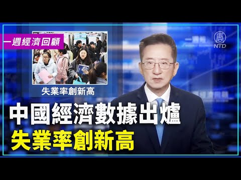 一周经济回顾：中国经济数据出炉 失业率创新高