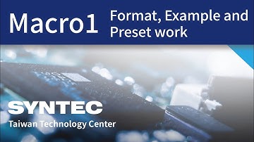Macro1- Format, Example and Preset work