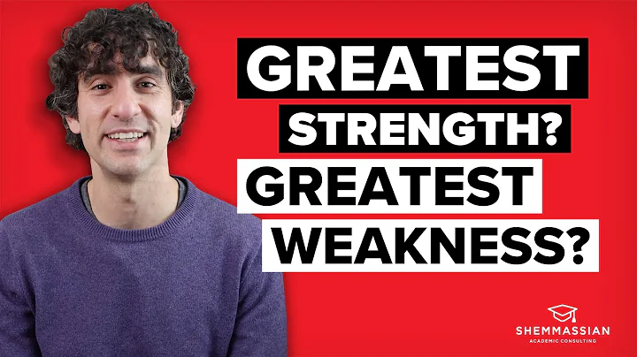 How to Answer the What is Your Greatest Strength or Weakness Medical School Interview Question