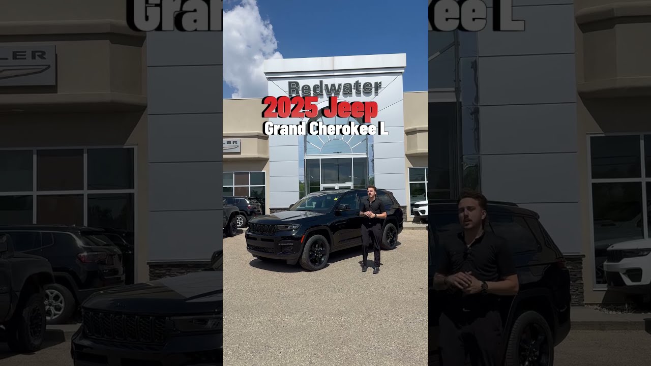 New 2025 Jeep Grand Cherokee L Limited 4x4 Luxury SUV Stock SGCL2576 Redwater Dodge