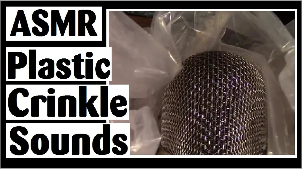 ASMR Plastic Crinkle Sounds Blue Yeti Wrapped in Bags Mostly No