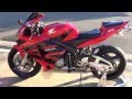 2003 CBR600RR walk around and test drive