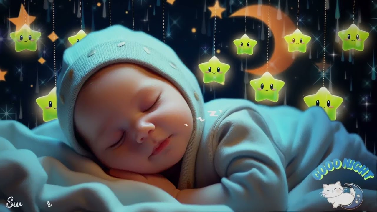 Baby Sleeps Instantly in 3 Minutes 💫 Mozart & Brahms Lullabies | Soothing Music for Deep Sleep 🌙