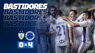 🦊💙 BASTIDORES | Goleada!!! 4 x 0 Cruzeiro pra cima do América-MG