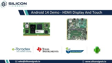 Android 14 on Toradex-TI-AM62 Verdin SOM + Dahlia carrier board - Part-1 - HDMI Display & Touch