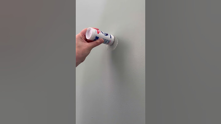 How to patch small holes in the wall