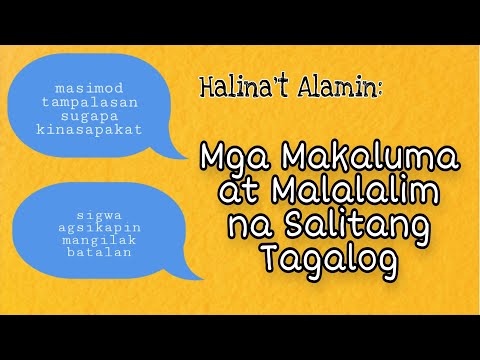 Video: Paano Maunawaan Ang Salitang 