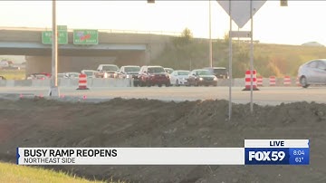 465 ramp to Binford Boulevard reopens on northeast side