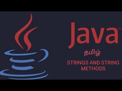 Strings and String methods in Java with Examples Part 3 Tamil #Placements #Java