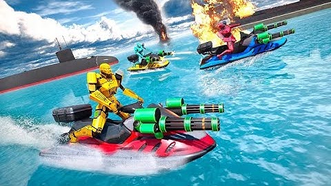 New Jet Ski Robot Part-5 | Submarine Robot Transformation - Android GamePlay | By Game Crazy