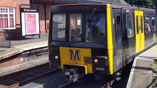 A Few Metro Trains At West Jesmond | 01/06/24