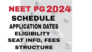 Schedule of NEET PG,APPLICATION FORM,CORRECTION WINDOWS,ADMIT CARD,EXAM DATE,DECLARATION OF RESULT