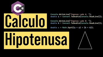 Programa para Calcular la Hipotenusa en C#