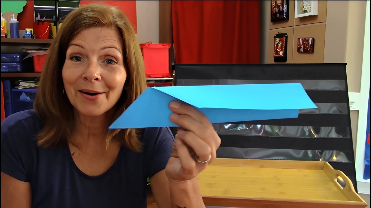 How to Make an Easy Paper Airplane ️ | Free Virtual Preschool ...