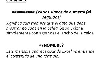 Excel 2010 basico mensaje de error
