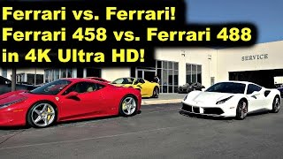 Ferrari vs. in 4k - 458 488 gtb by john d. villarreal. this edition of
ferrari, we pit a red w...