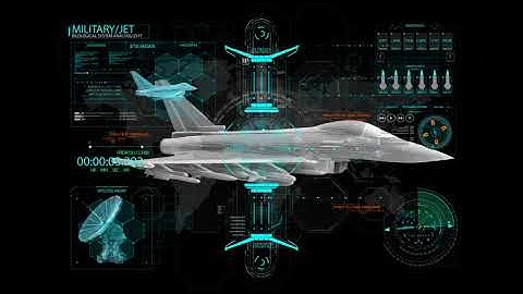 HUD Info Military Fighter | After Effects Template