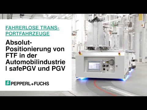 Absolut-Positionierung fahrerloser Transportfahrzeuge in der Automobilindustrie | safePGV und PGV